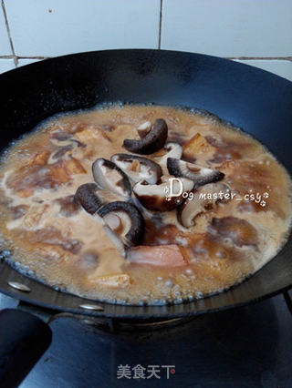 香菇红烧肉的做法步骤:6