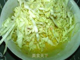 卷心菜煎饼的做法步骤:5