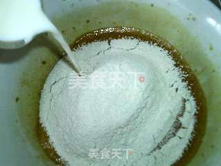 #柏翠大赛#无油红糖肉桂苹果蛋糕的做法步骤:6