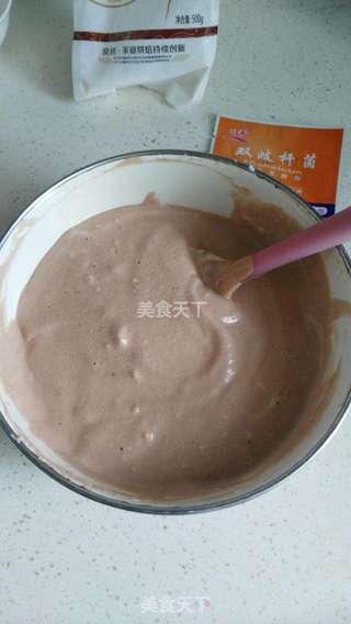#柏翠大赛#~~【酸奶可可戚风蛋糕】的做法步骤:9