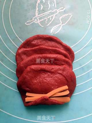 #柏翠大赛#红玫瑰花面包的做法步骤:8