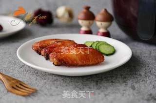 空气炸锅版蜜汁鸡翅的做法步骤:7