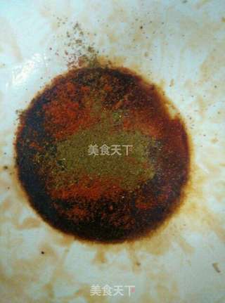#ACA烘焙明星大赛#孜然肉串的做法步骤:4