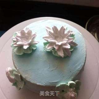＃柏翠大赛＃荷花奶油蛋糕的做法步骤：11