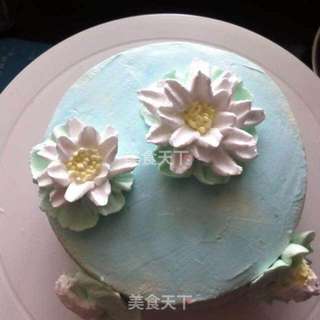 ＃柏翠大赛＃荷花奶油蛋糕的做法步骤：12