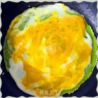 黄瓜鸡蛋早餐饼的做法步骤:6