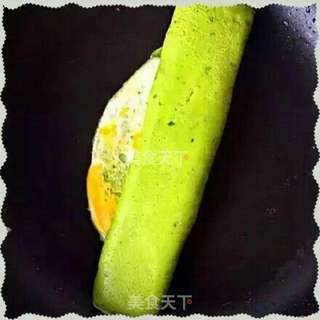 黄瓜鸡蛋早餐饼的做法步骤:7