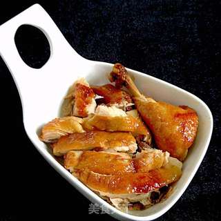 电饭煲三杯鸡的做法步骤:7