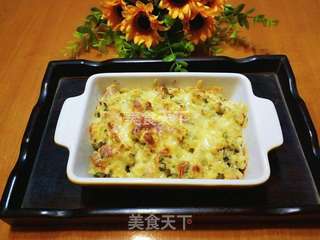芝士香葱焗白薯的做法步骤:6