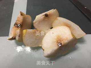 蓝莓梨汁的做法步骤:2