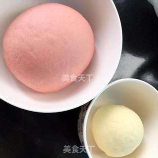 米奇与米妮馒头的做法步骤:3