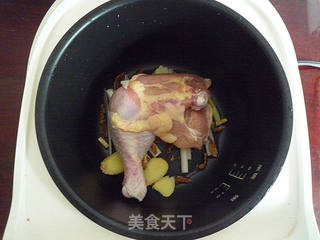 陈皮豉油鸡腿的做法步骤:4