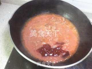 番茄肉末意面的做法步骤:6