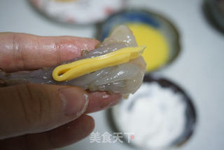 奶酪凤尾虾的做法步骤:5