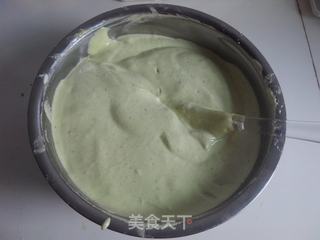 #柏翠大赛#菠菜红豆蛋糕的做法步骤:8