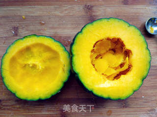 南瓜米饭煎蛋饼的做法步骤：1