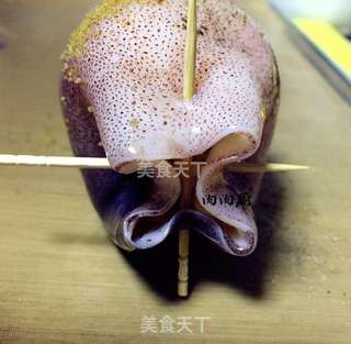 烤鲜鱿鱼筒饭#肉肉厨的做法步骤:12