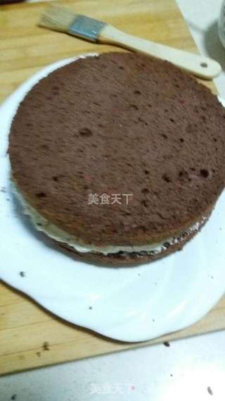 #柏翠大赛#无基础新手六寸黑森林的做法步骤:9