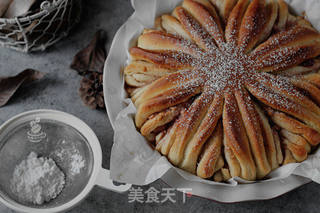 #柏翠大赛#迷人滴。【花朵手撕面包】 的做法步骤:17