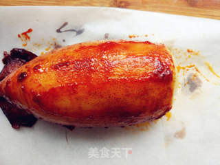 香辣鱿鱼烤土豆泥的做法步骤:7