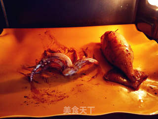 香辣鱿鱼烤土豆泥的做法步骤:6