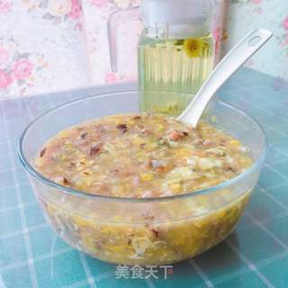 玉米冬瓜瘦肉羹的做法步骤:9