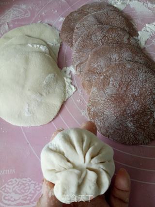 小熊豆沙包的做法步骤:9