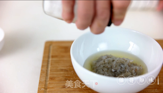 油条酿虾滑的做法步骤:3