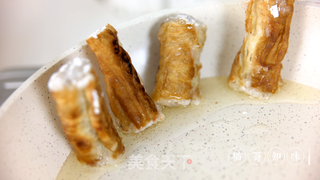 油条酿虾滑的做法步骤:7