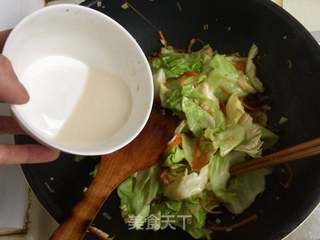 手撕包菜的做法步骤:11