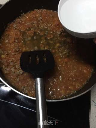 肉酱意粉(附肉酱做法)的做法步骤:6
