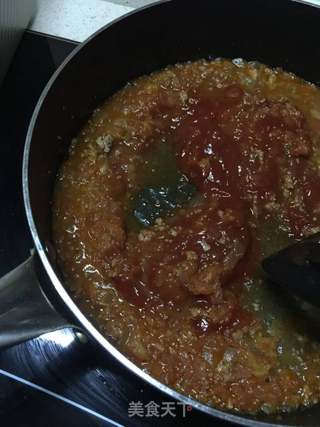 肉酱意粉(附肉酱做法)的做法步骤:7