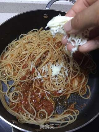 肉酱意粉(附肉酱做法)的做法步骤:9