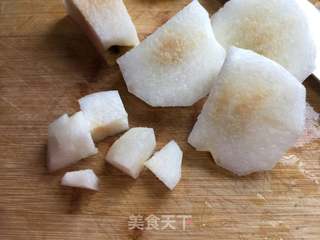 百合鸡头米甜汤的做法步骤:3