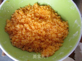 #柏翠大赛#咸蛋黄饼干的做法步骤：4