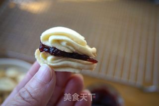 #柏翠大赛#贝壳果酱夹心曲奇的做法步骤:13