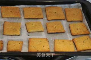 #柏翠大赛#香葱苏打圣诞树饼干的做法步骤:10