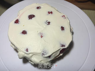 #柏翠大赛#奶油霜裱花蛋糕的做法步骤:9