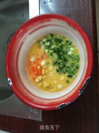 田园鸡蛋饼的做法步骤：3