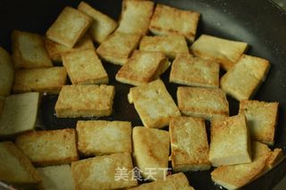 农家腌菜炒豆腐的做法步骤：4