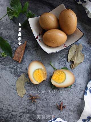 五香卤水蛋的做法步骤:11