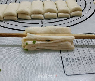 葱油花卷的做法步骤:11