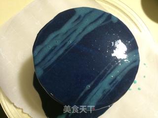银河镜面蛋糕的做法步骤:10