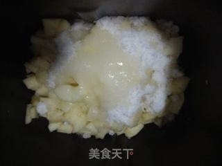 面包机自制苹果果酱的做法步骤：2