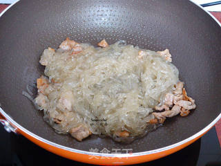 瘦肉炒薯粉的做法步骤:5