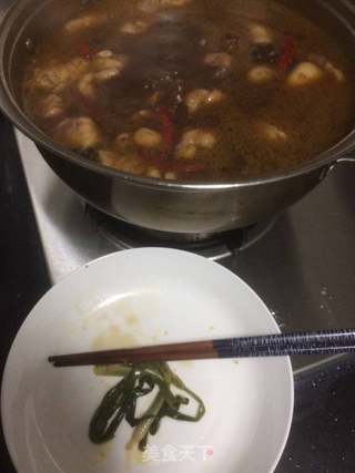 鸡腿版小鸡炖蘑菇的做法步骤:5