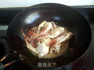 洋葱炒梭子蟹的做法步骤:9