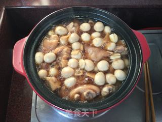 卤鹌鸽蛋猪蹄的做法步骤：7