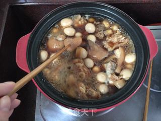 卤鹌鸽蛋猪蹄的做法步骤：8