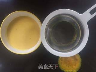 万圣节南瓜鸡蛋布丁的做法步骤:3